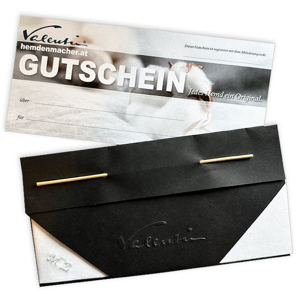 Hemdenmacher Valentin Gutschein